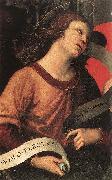 RAFFAELLO Sanzio Angel (fragment of the Baronci Altarpiece) dg oil on canvas